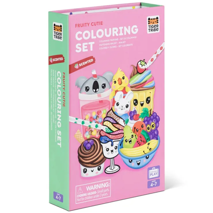 TIGER TRIBE Drawing, Colouring & Painting | 3 Years+>Colouring Set - Scented Fruity Cutie