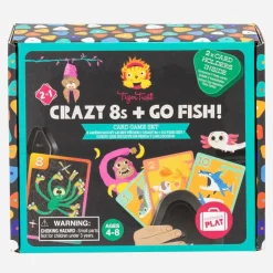TIGER TRIBE Family Games | Toddler Games>Crazy 8s + Go Fish Card Game Set