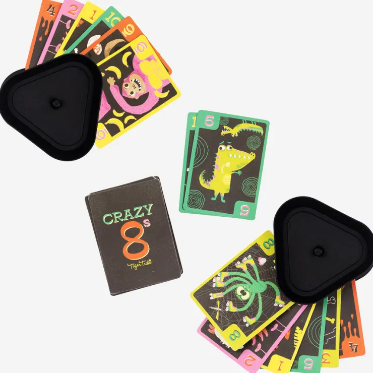 TIGER TRIBE Family Games | Toddler Games>Crazy 8s + Go Fish Card Game Set