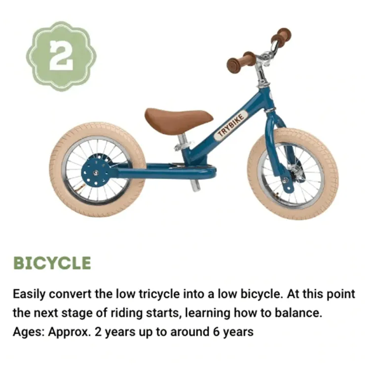 TryBike Trikes & Wagons | Balance Bikes>- Cream Matte Finish