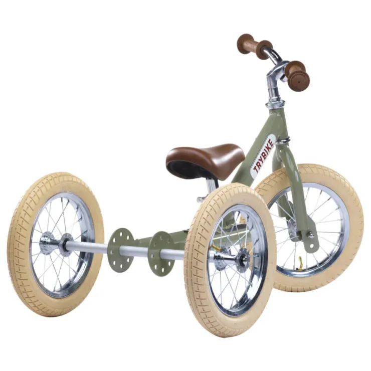 TryBike Trikes & Wagons | Balance Bikes>- Vintage Green Matte Finish
