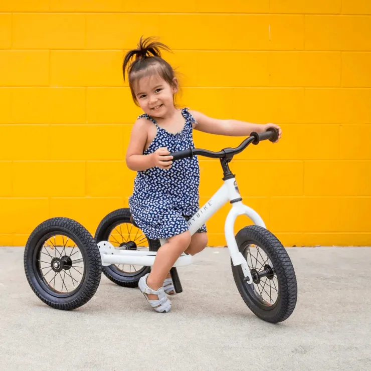 TryBike Trikes & Wagons | Balance Bikes>- White Matte Finish