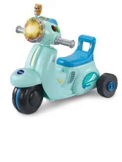 Vtech Scooters | Balance Bikes>2 In 1 Ride & Balance Scooter - Teal
