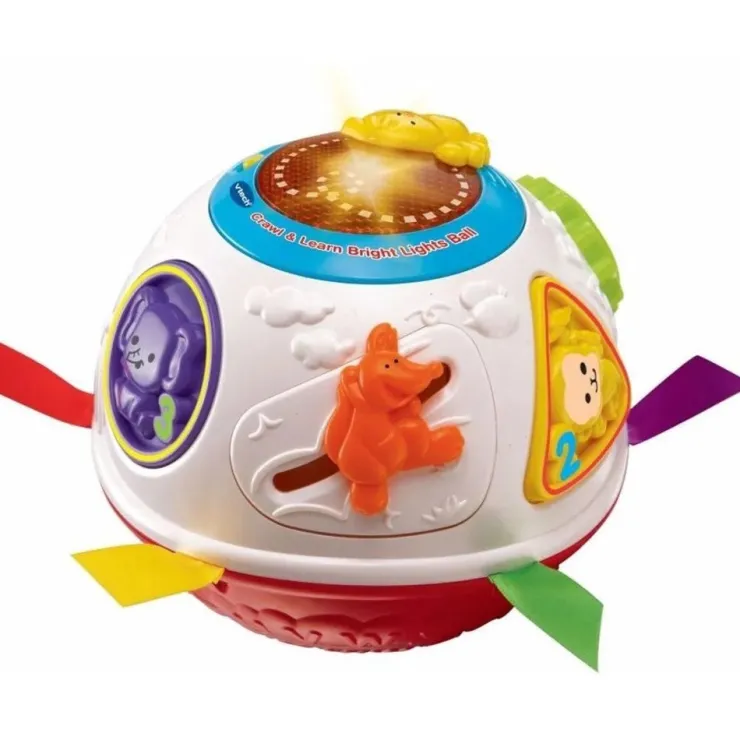 Vtech Early Development Toys | Electronic Learning Products>Crawl and Learn Bright Lights Ball