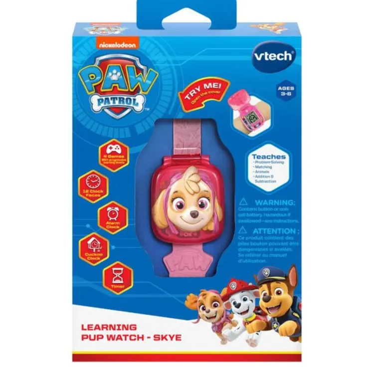 Vtech Electronic Learning Products | 3 Years+>Paw Patrol Sky Learning Watch