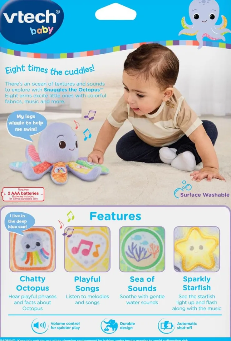 Vtech Musical Toys | Electronic Learning Products>Snuggles the Octopus*