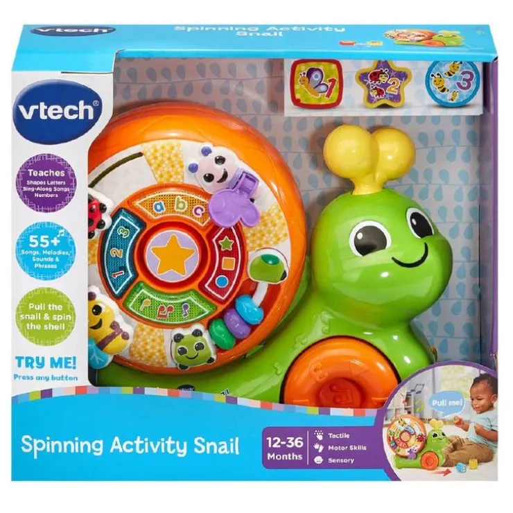 Vtech Early Development Toys | Electronic Learning Products>* Spinning Activity Snail