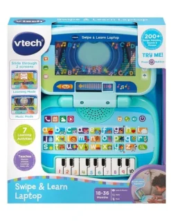 Vtech Electronic Learning Products | Musical Toys>Swipe & Learn Laptop