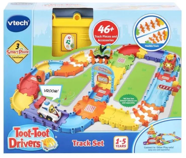 Vtech Transport Toys | 12 Months+>Toot Toot Drivers Track Set