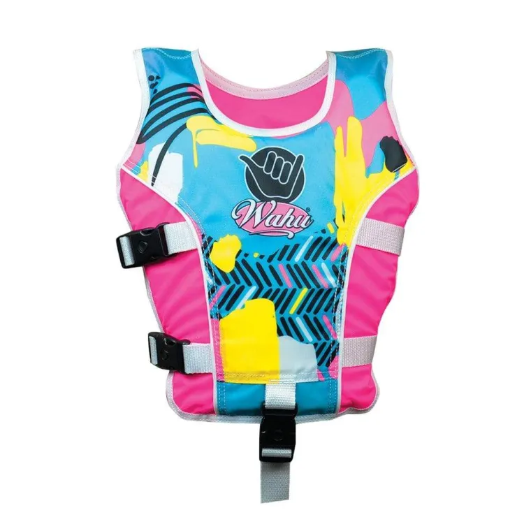 Wahu Pool & Water Toys | Goggles & Water Safety>Swim Vest Child Large ( 30-50 kg) - Pink/Yellow
